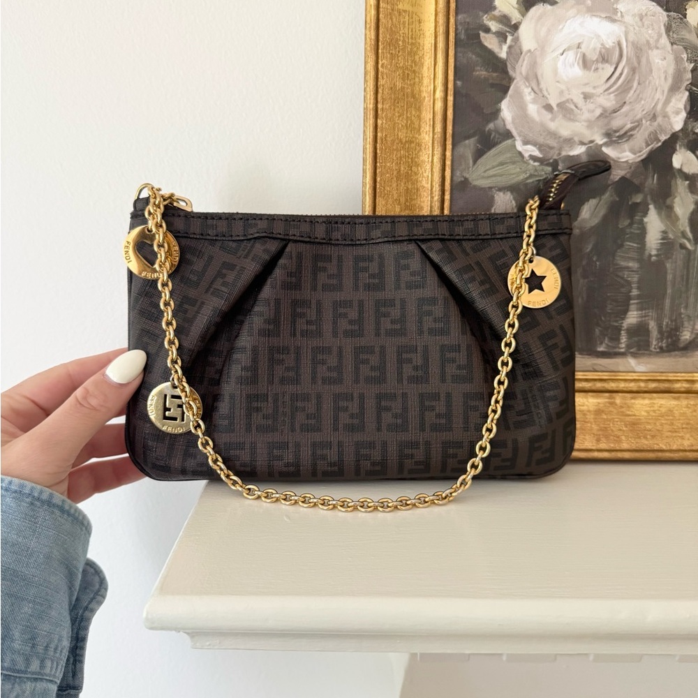 Fendi Zucchino Pouchette Bag